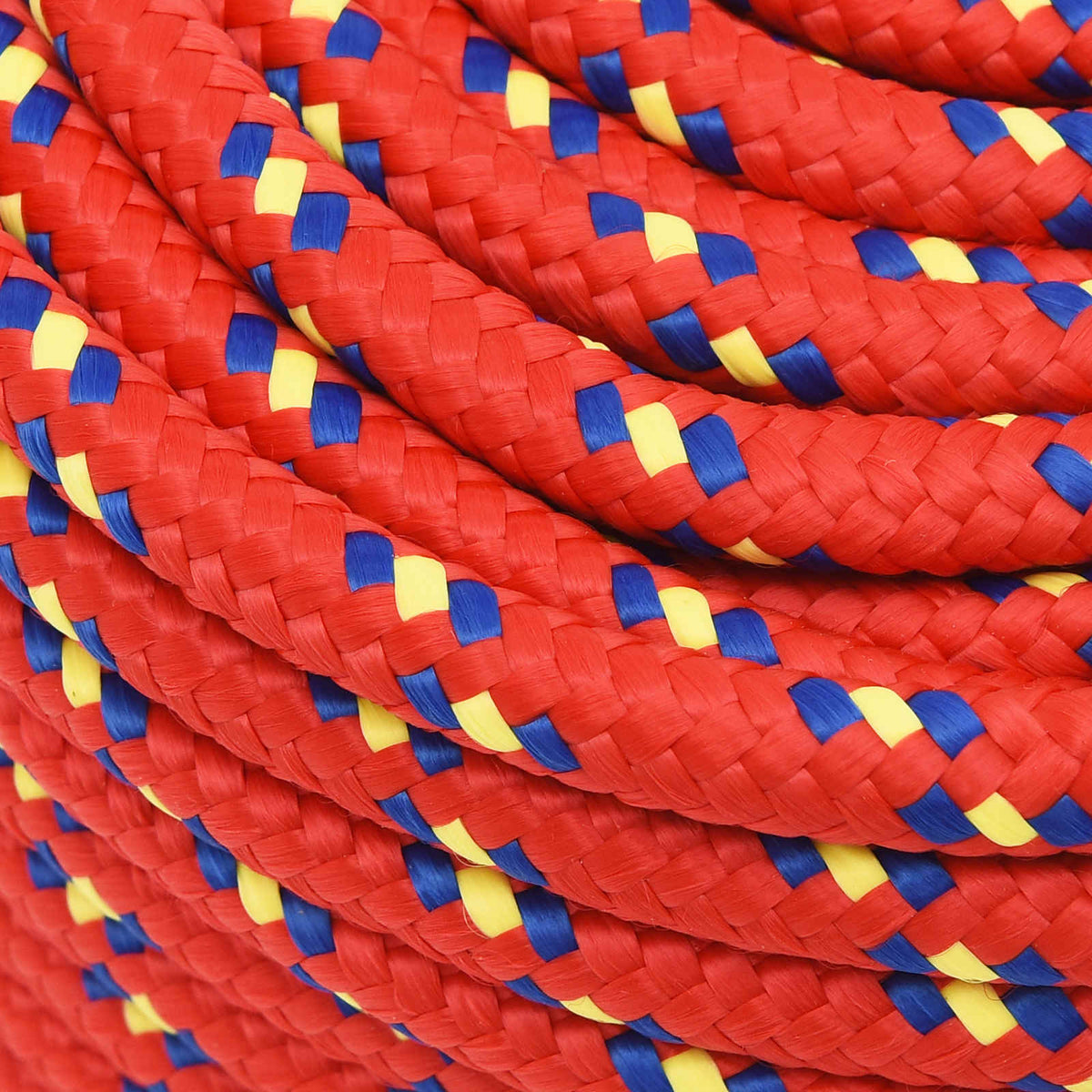 Multipurpose Utility Rope PP 27 kg Max Load Length 100 m Red 12 mm