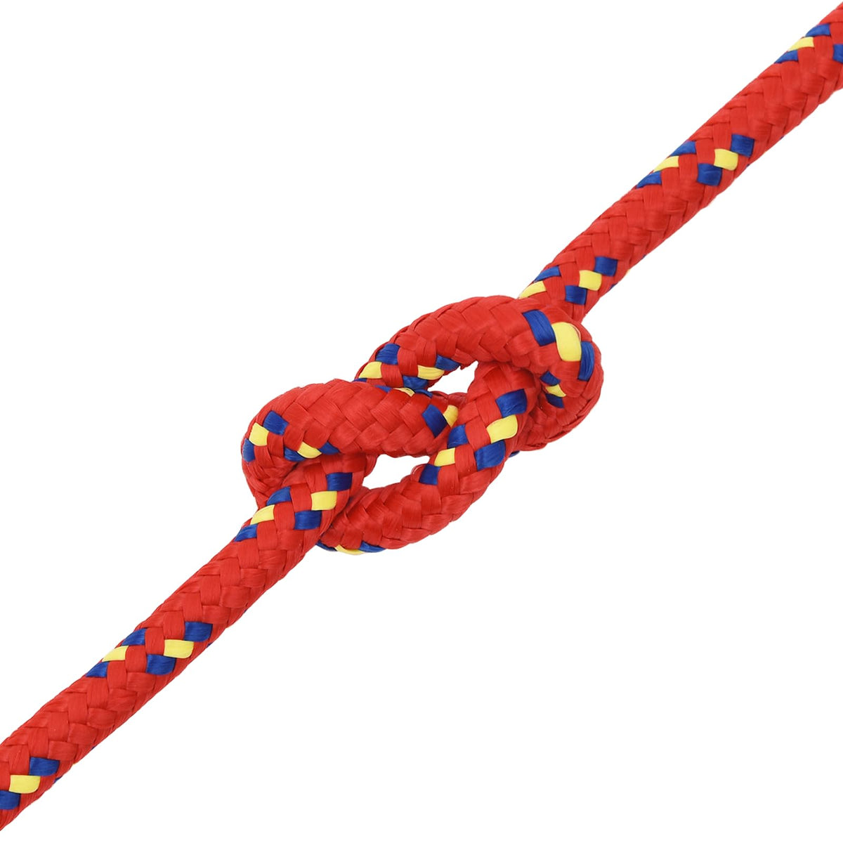 Multipurpose Utility Rope PP 27 kg Max Load Length 100 m Red 12 mm