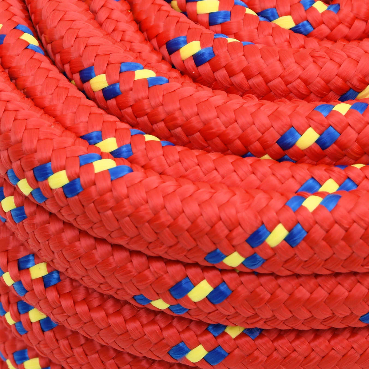 Multipurpose Utility Rope PP 27 kg Max Load Length 25 m Red 20 mm