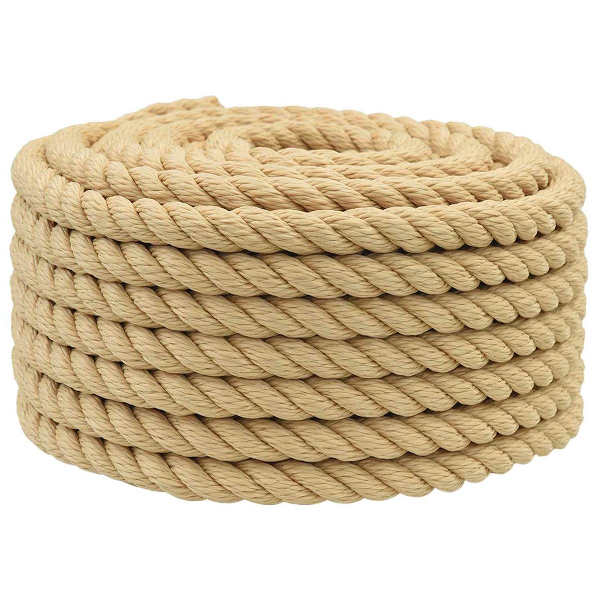 Multipurpose Utility Rope PP Length 50 m Natural 18 mm