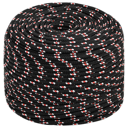 vidaXL Multipurpose Utility Rope 8 mm 250 m Black and Red PP 2