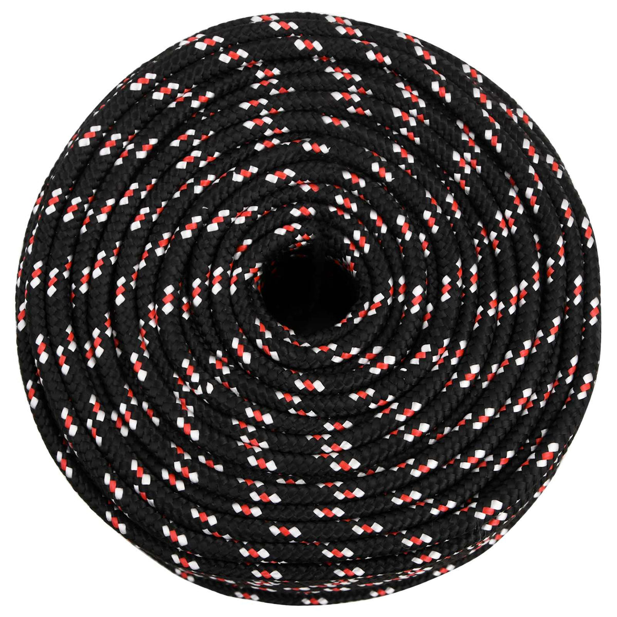 vidaXL Multipurpose Utility Rope 8 mm 250 m Black and Red PP 3
