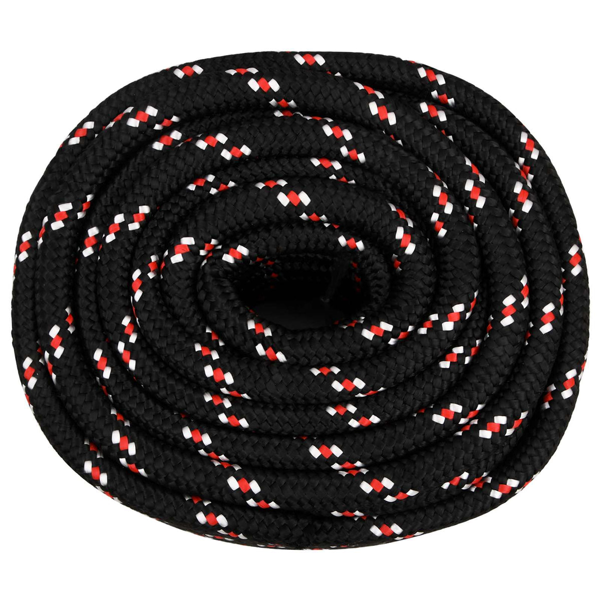 Multipurpose Utility Rope PP Length 25 m Black and Red 20 mm