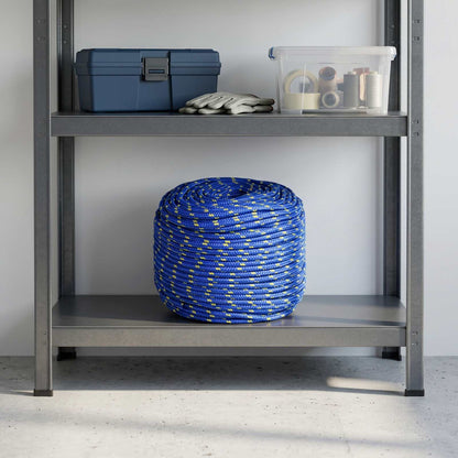 Multipurpose Utility Rope PP 27 kg Max Load Length 100 m Blue 10 mm