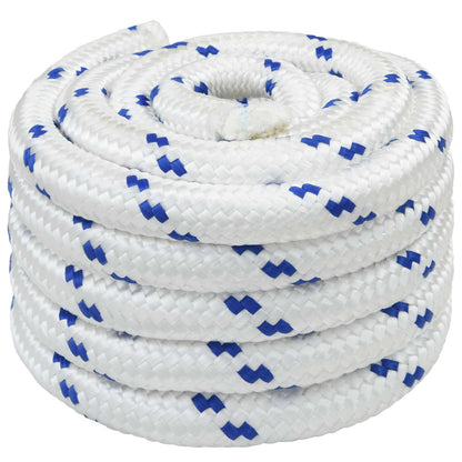 Multipurpose Utility Rope PP Length 10 m 60 mm White and blue