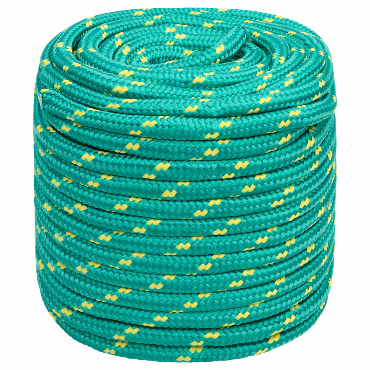 Multipurpose Utility Rope PP 240 kg Max Load Length 50 m Green 16 mm