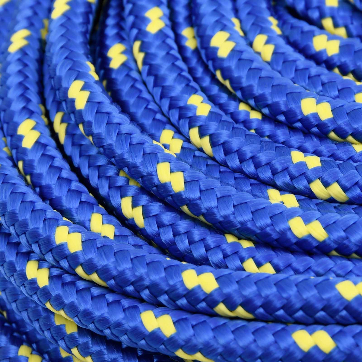 Multipurpose Utility Rope PP 27 kg Max Load Length 250 m Blue 8 mm