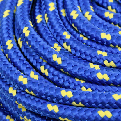Multipurpose Utility Rope PP 27 kg Max Load Length 250 m Blue 8 mm