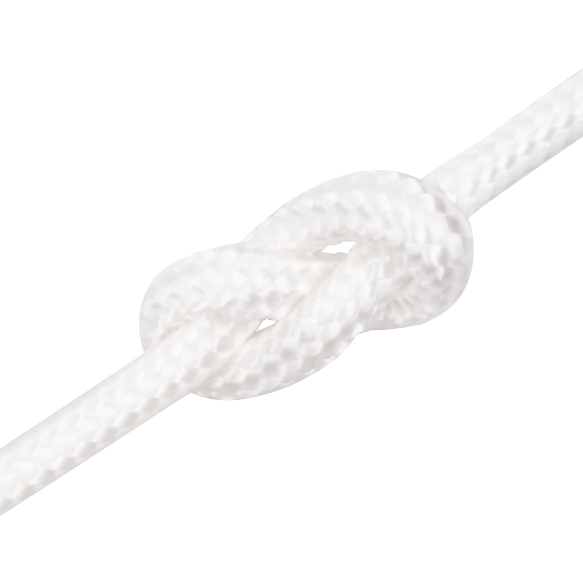 Multipurpose Utility Rope PP 240 kg Max Load Length 500 m 6 mm White