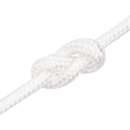 Multipurpose Utility Rope PP 240 kg Max Load Length 500 m 6 mm White