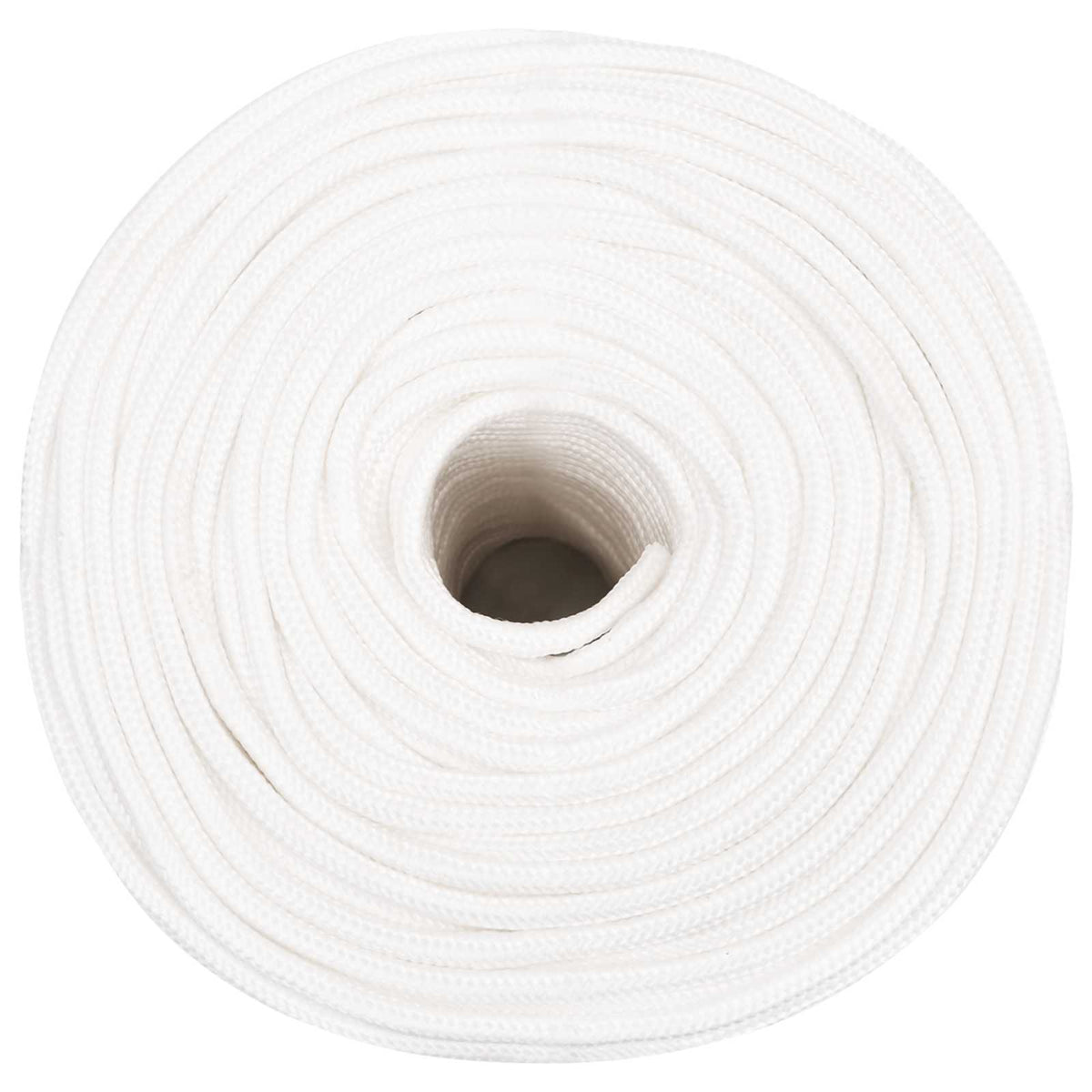 Multipurpose Utility Rope PP 240 kg Max Load Length 500 m 6 mm White