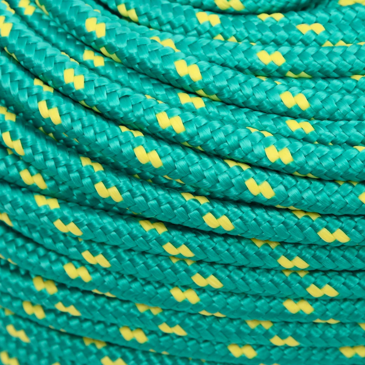 Multipurpose Utility Rope PP 27 kg Max Load Length 250 m Green 6 mm