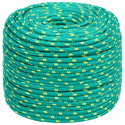 Multipurpose Utility Rope PP 27 kg Max Load Length 250 m Green 6 mm