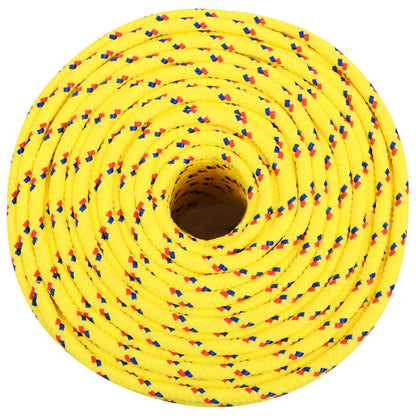 Multipurpose Utility Rope PP Length 250 m Yellow 8 mm