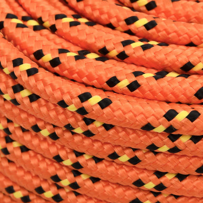 Multipurpose Utility Rope PP 420 kg Max Load Length 500 m 8 mm Orange