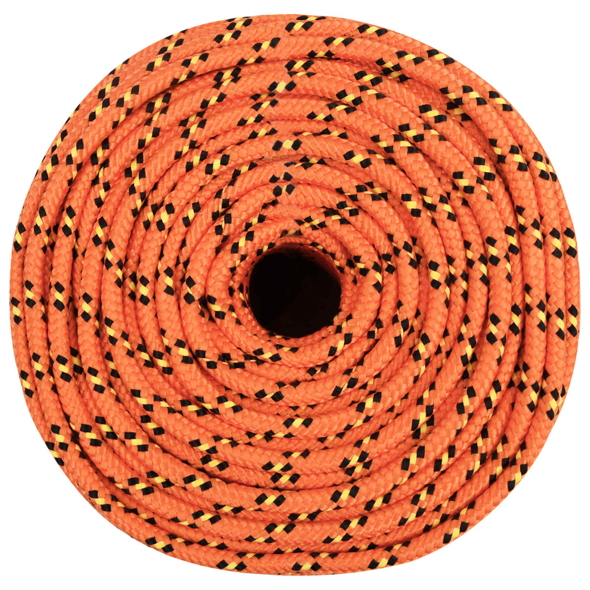 Multipurpose Utility Rope PP 420 kg Max Load Length 500 m 8 mm Orange
