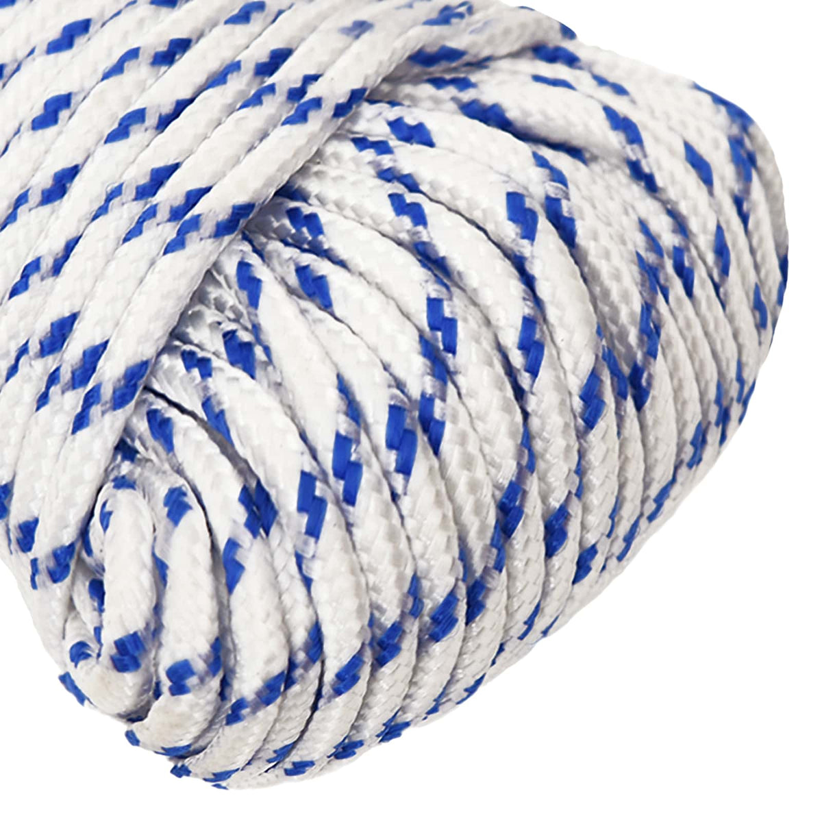 Multipurpose Utility Rope PP 105 kg Max Load Length 500 m 4 mm White and blue
