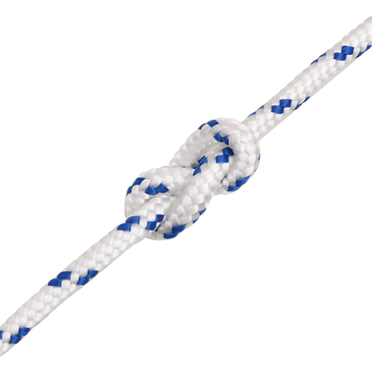 Multipurpose Utility Rope PP 105 kg Max Load Length 500 m 4 mm White and blue
