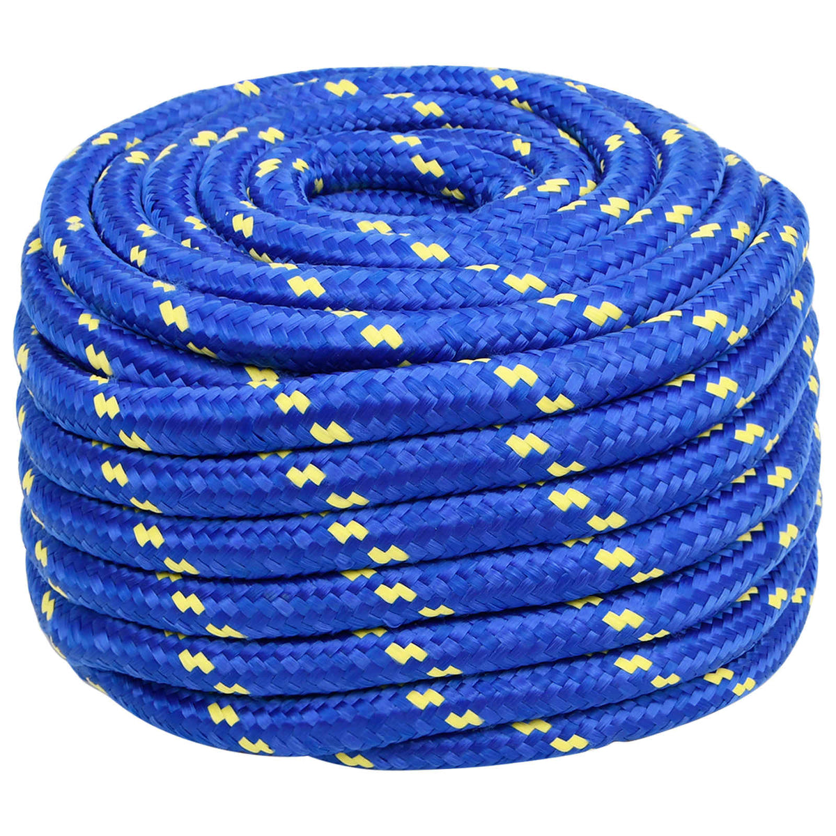 vidaXL Multipurpose Utility Rope 20 mm 50 m Blue PP 2400 kg Max Load 2