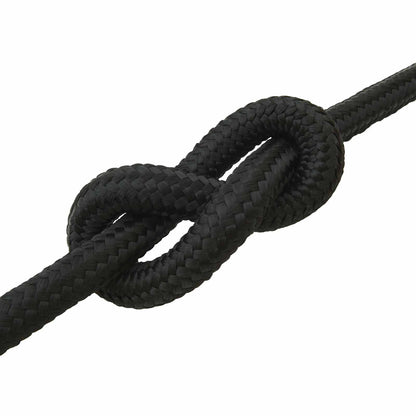 Multipurpose Utility Rope PP 27 kg Max Load Length 25 m Black 30 mm