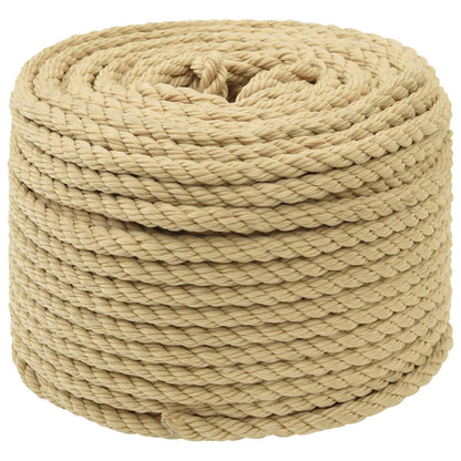 Multipurpose Utility Rope PP 420 kg Max Load Length 500 m 8 mm Natural
