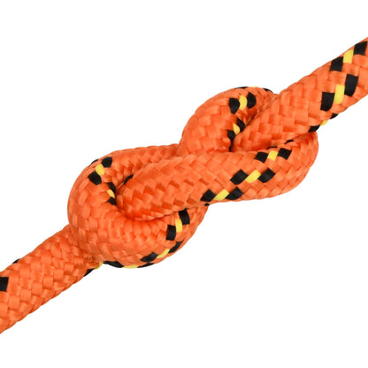 Multipurpose Utility Rope PP 27 kg Max Load Length 50 m Orange 16 mm