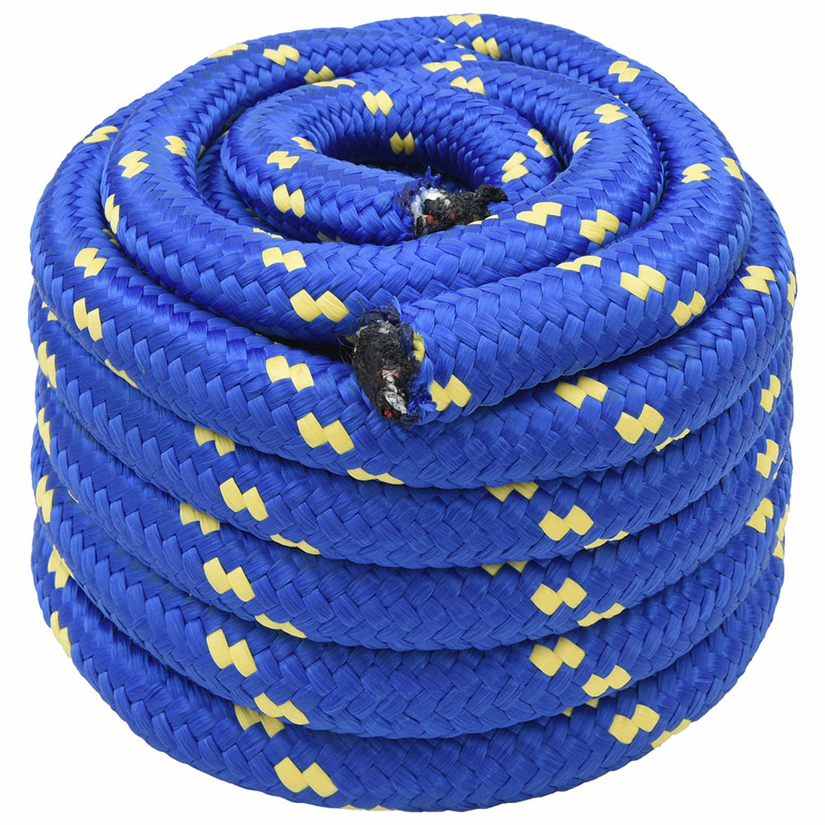 Multipurpose Utility Rope PP 27 kg Max Load Length 25 m Blue 30 mm