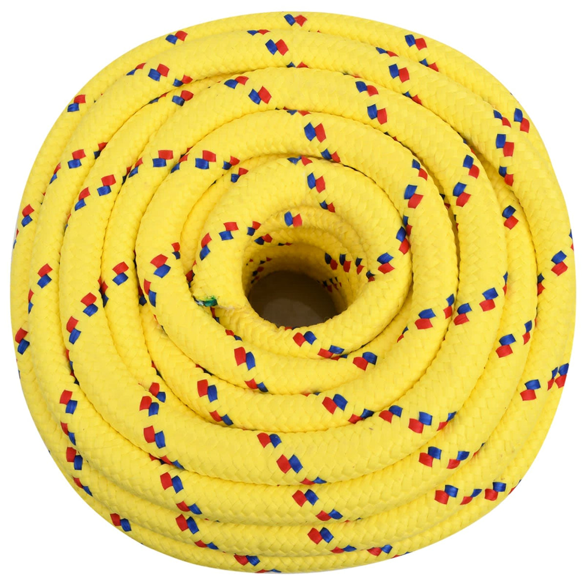 Multipurpose Utility Rope PP 27 kg Max Load Length 25 m Yellow 20 mm