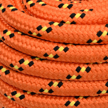 vidaXL Multipurpose Utility Rope 20 mm 25 m Orange PP 2400 kg Max Load 4