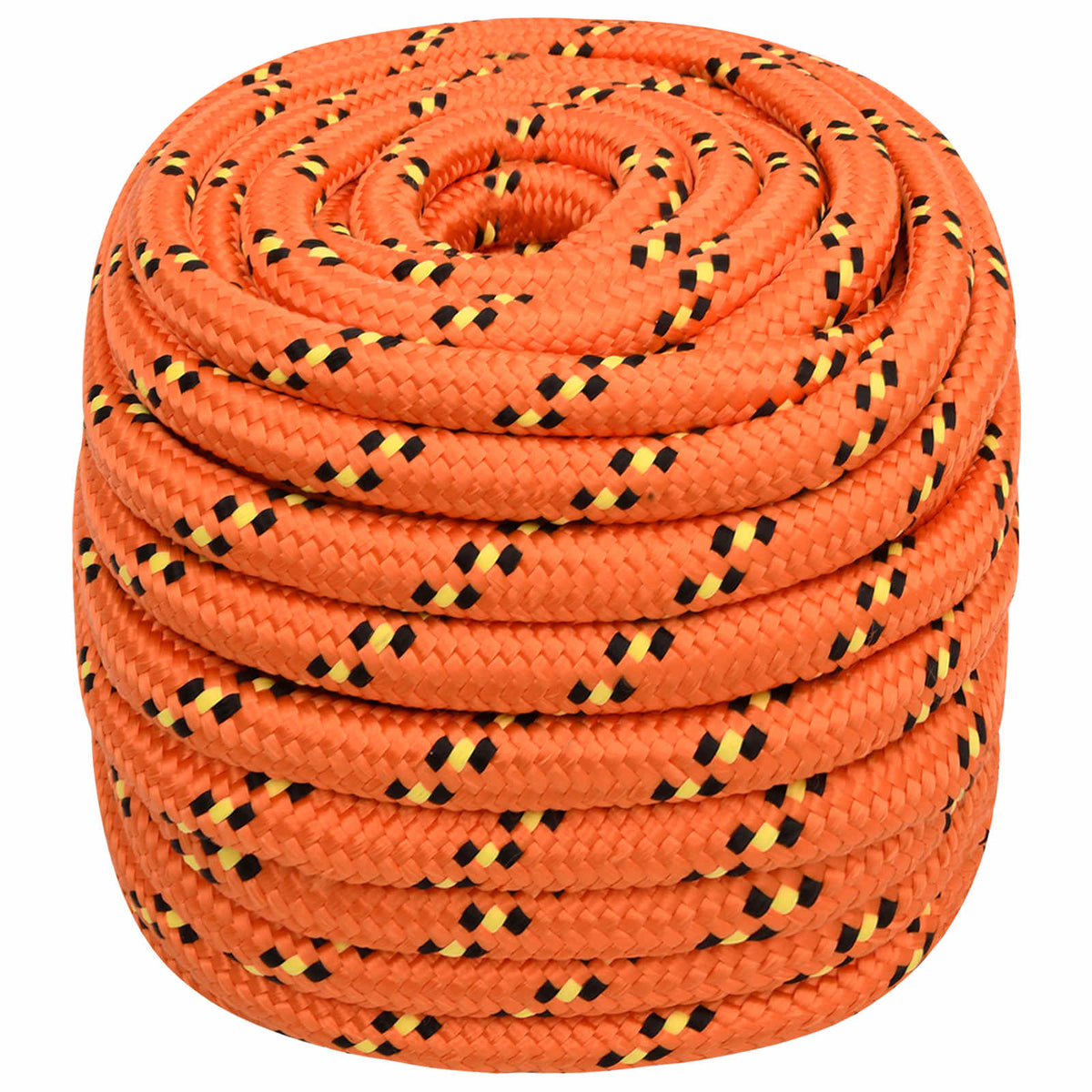 vidaXL Multipurpose Utility Rope 20 mm 25 m Orange PP 2400 kg Max Load 2