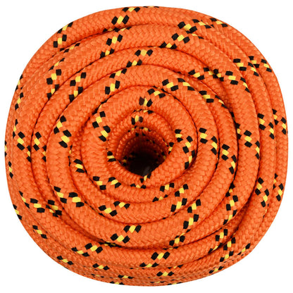 vidaXL Multipurpose Utility Rope 20 mm 25 m Orange PP 2400 kg Max Load 3
