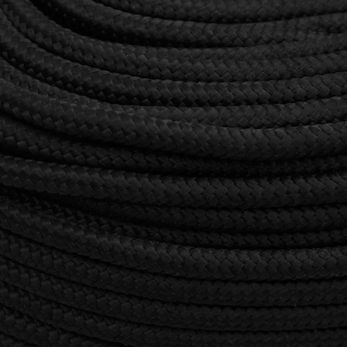 Multipurpose Utility Rope Polyester Black Length 250 m 10 mm
