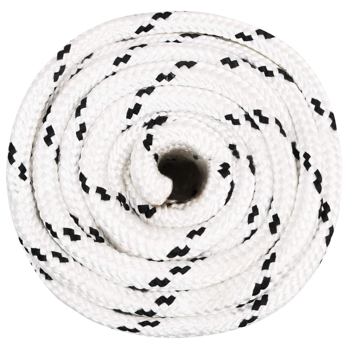 Multipurpose Utility Rope Polyester White Length 50 m 20 mm