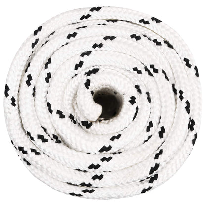 Multipurpose Utility Rope Polyester White Length 50 m 20 mm