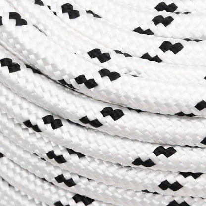 vidaXL Multipurpose Utility Rope 14 mm 250 m White Polyester 4