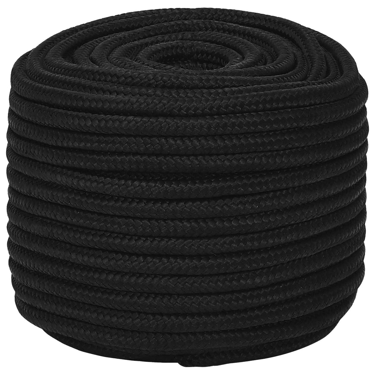 Multipurpose Utility Rope Polyester Black Length 250 m 12 mm