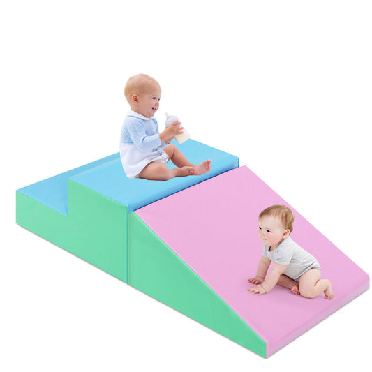 Toddler Climb and Crawl Foam Play Set-Pink