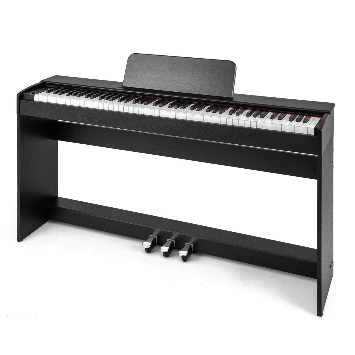 88-Key Hammer Action Weighted Keyboard Upright Digital Piano for Beginners-Black