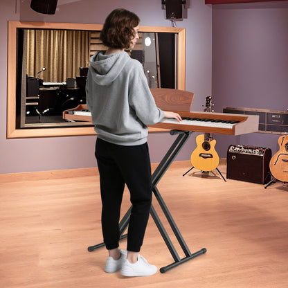 88-Key Keyboard Piano Set Full Size Semi-weighted Digital Piano-Brown