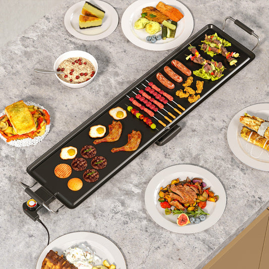 89 √ó 22cm Electric Extra Large Teppanyaki Grill with Adjustable Temperature
