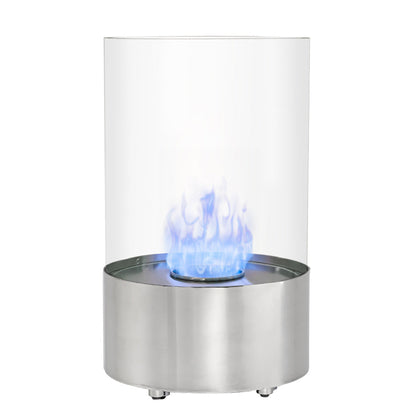 Round Ventless Bio-Ethanol Tabletop Fireplace