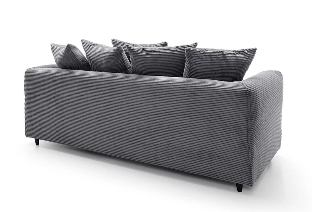 Jill Jumbo 3 Seater Sofa - Grey