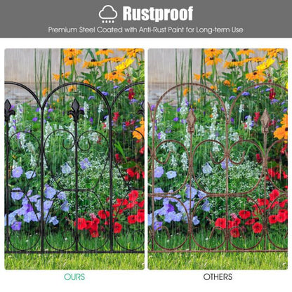 Garden Fencing Panels for Decoration with Arched and Inter-lockable Design