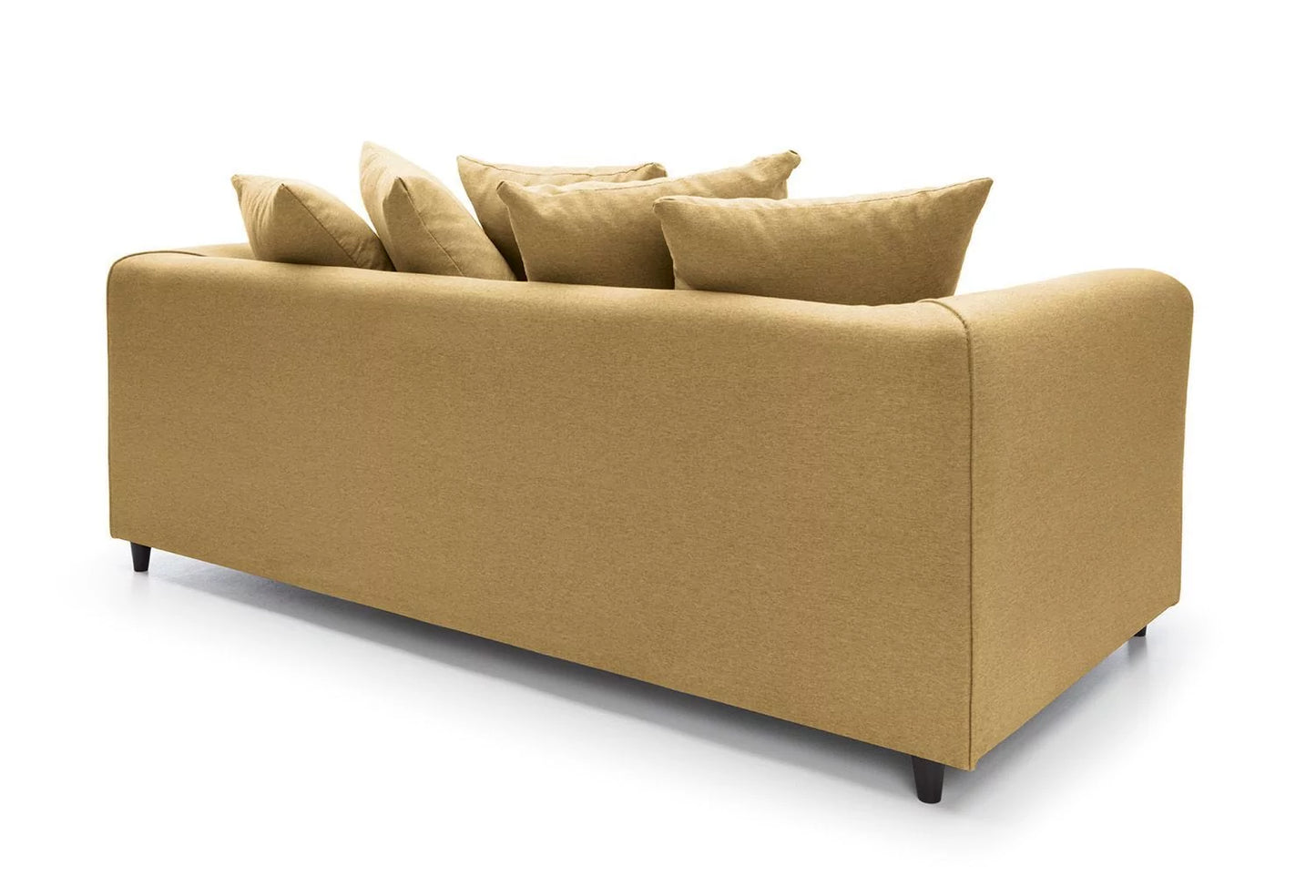 Dorota II Fabric Corner Sofa - Mustard