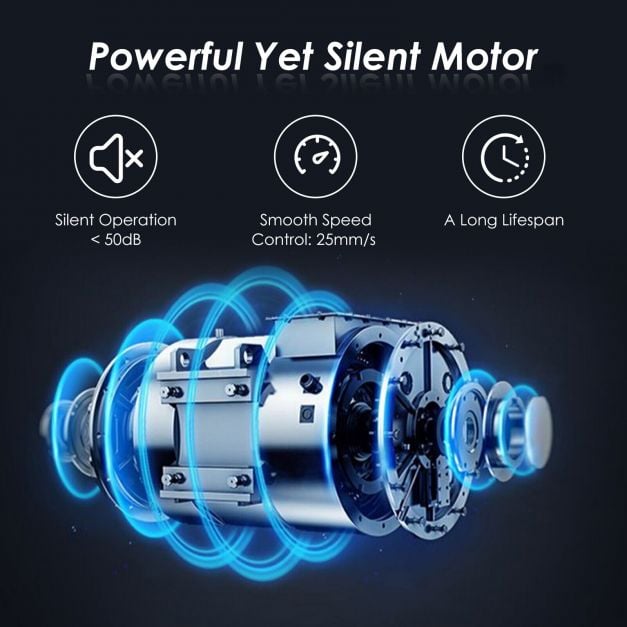 Electric Height Adjustable Standing Desk with Memory Smart Presets and Anti-Collision Function-Natural