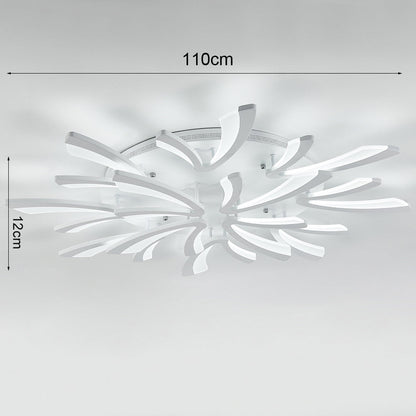 V Shaped LED Ceiling Light Fixture Dimmable/Non-Dimmable