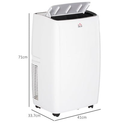 14,000 BTU Mobile Air Conditioner for Room up to 40m², with Dehumidifier, Sleep Mode, 24H Timer On/off, Wheels