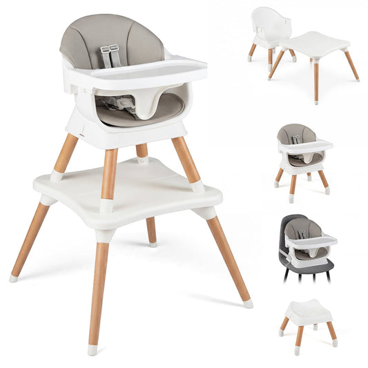 9-in-1 Convertible High Chair in Grey