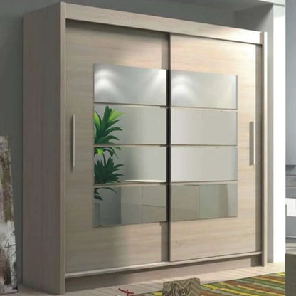 Blackburn Sliding Door 180cm Wardrobe Sonoma Oak