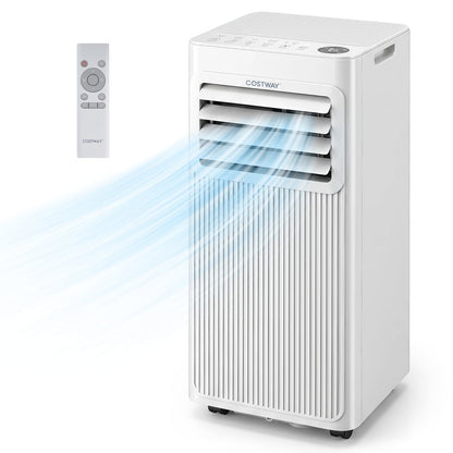 9000 BTU Portable Air Conditioner with Sleep Mode and 24H Timer-White